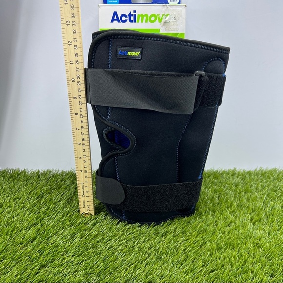 Actimove Knee Brace Wrap Around, Simple Hinges, Sport Edition XL Black, Cool Max - Picture 9 of 9